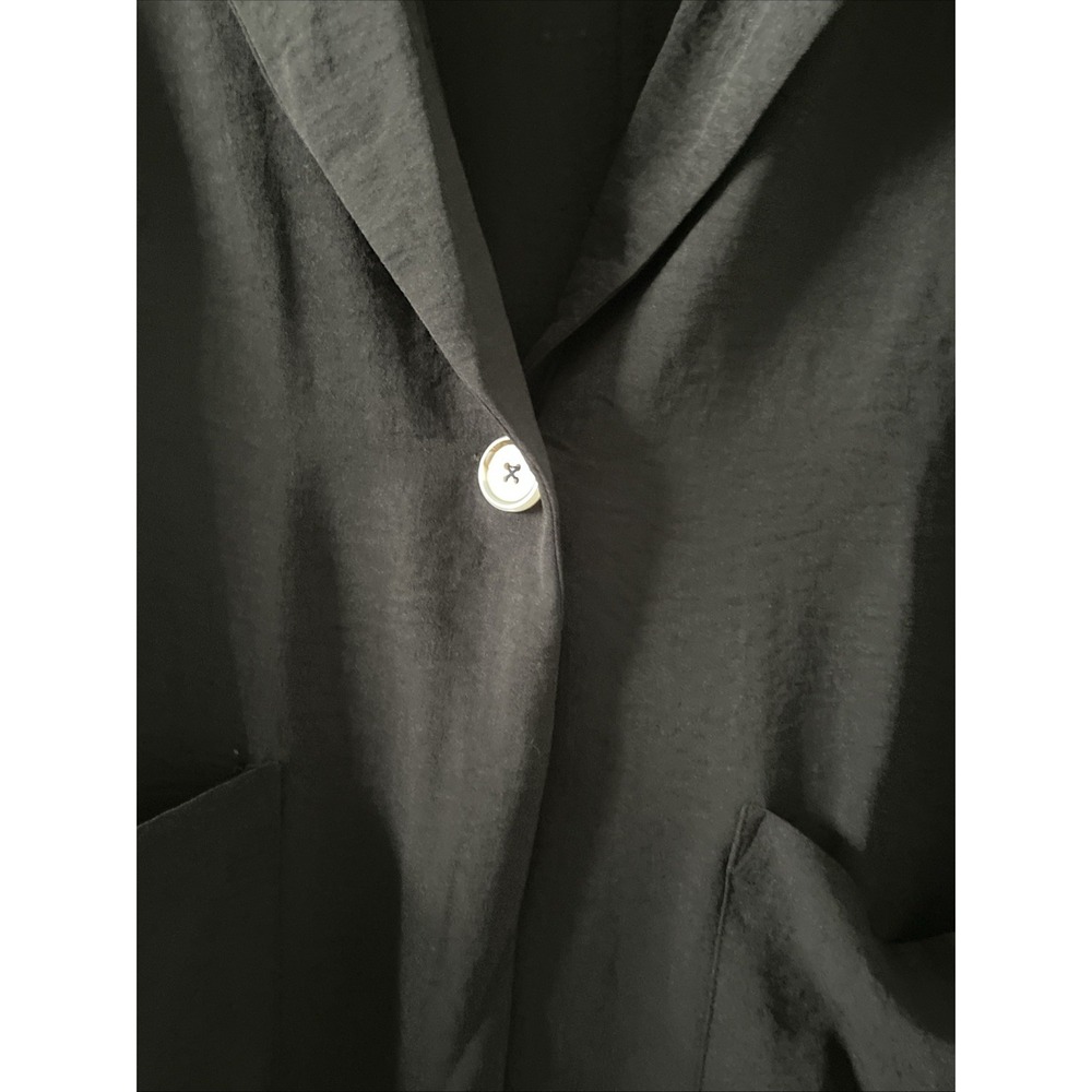 Culture Code XL Black Rhinestone Bee Blazer NWT‎ Pleated Back Jacket - Picture 4 of 16